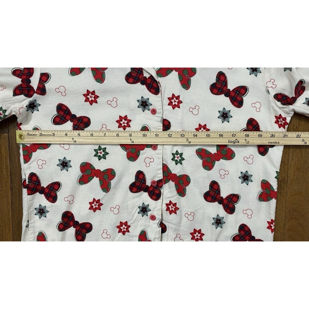 Women's Minnie Mouse Flannel 2-pc Pajama Set Size XL Disney Parks Authentic - Picture 5 of 10